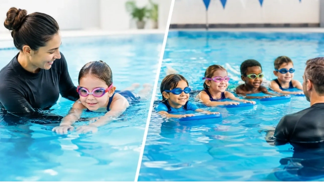 Private Swimming Versus Group Lessons Compared