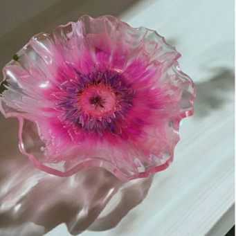 خرید ظرف پایه دار طرح گل کانادا