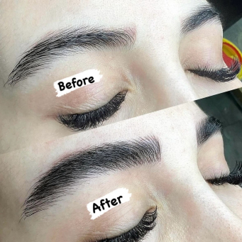 Eyebrow, eyelash & lip