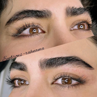 Eyebrow, eyelash & lip